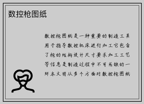 数控枪图纸